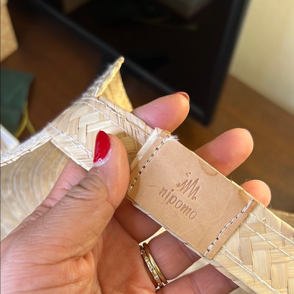 Nipomo Natural Straw Sun Visor - Picture 5 of 7